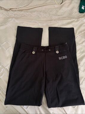 BCBG Black Y2K Knit Pants